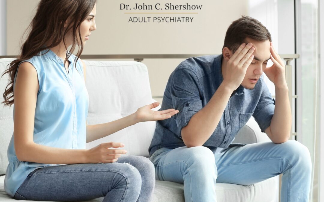 Young couple having trouble because of ADHD - Dr. John Shershow