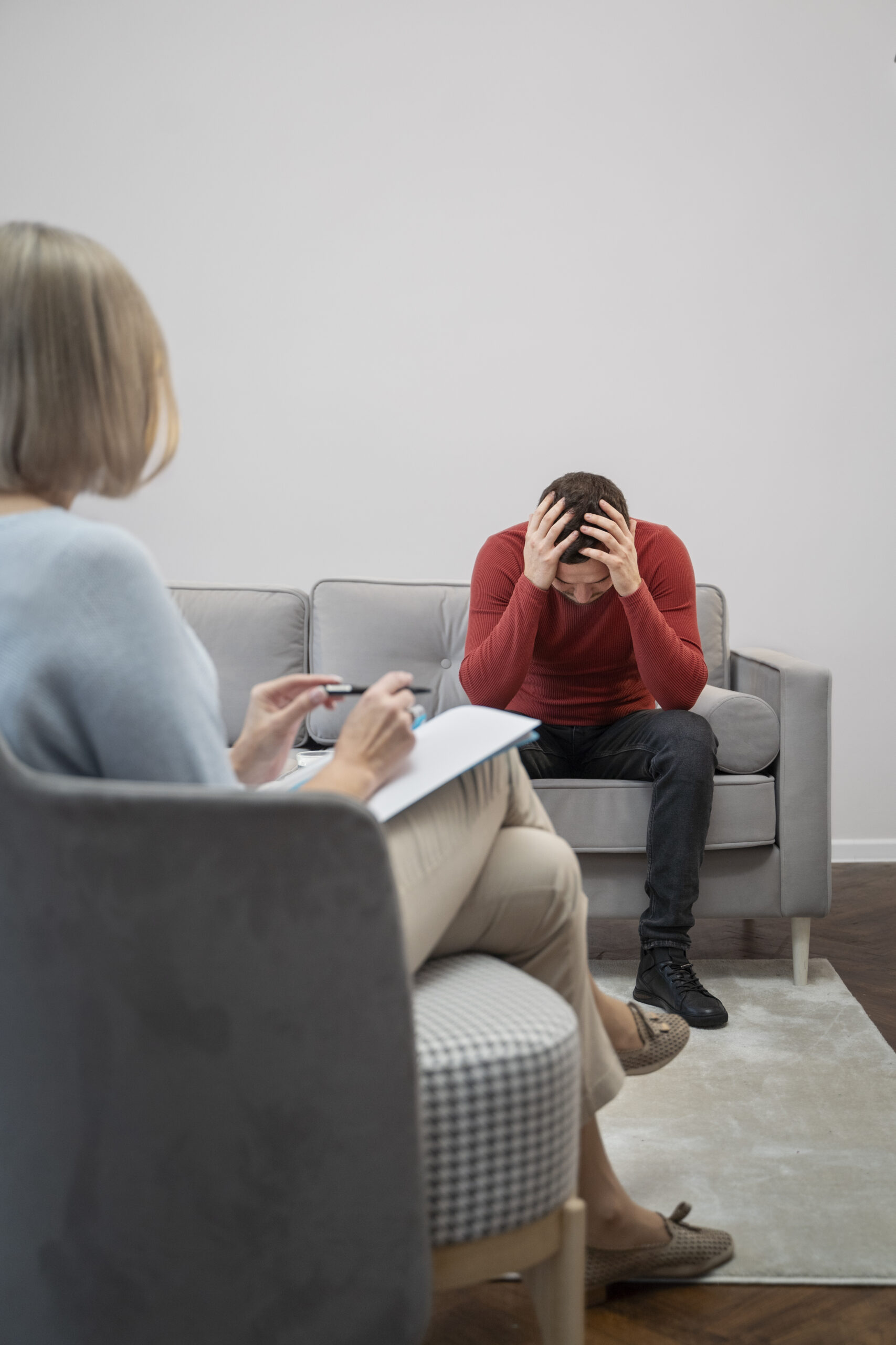 Person suffers ADHD Seeks Psychiatrist 