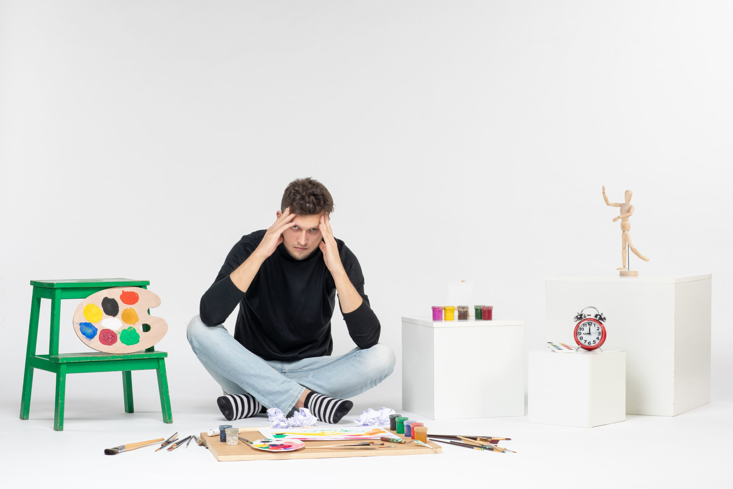 ADD Person unable to think | Unfocus ADHD Person
